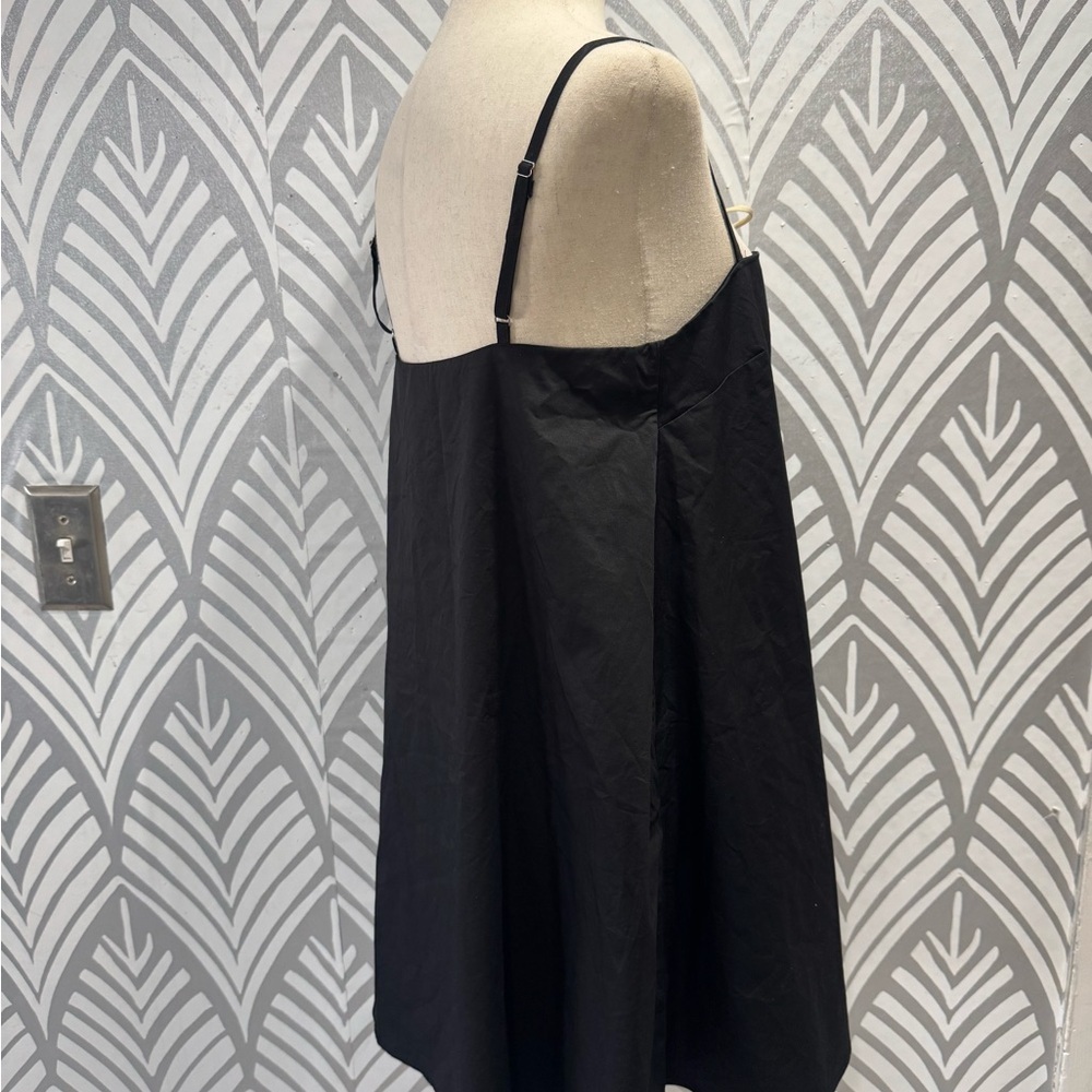 NWOT Princess Polly Black Belong Together Mini Dress with Front Tie - Picture 5 of 8